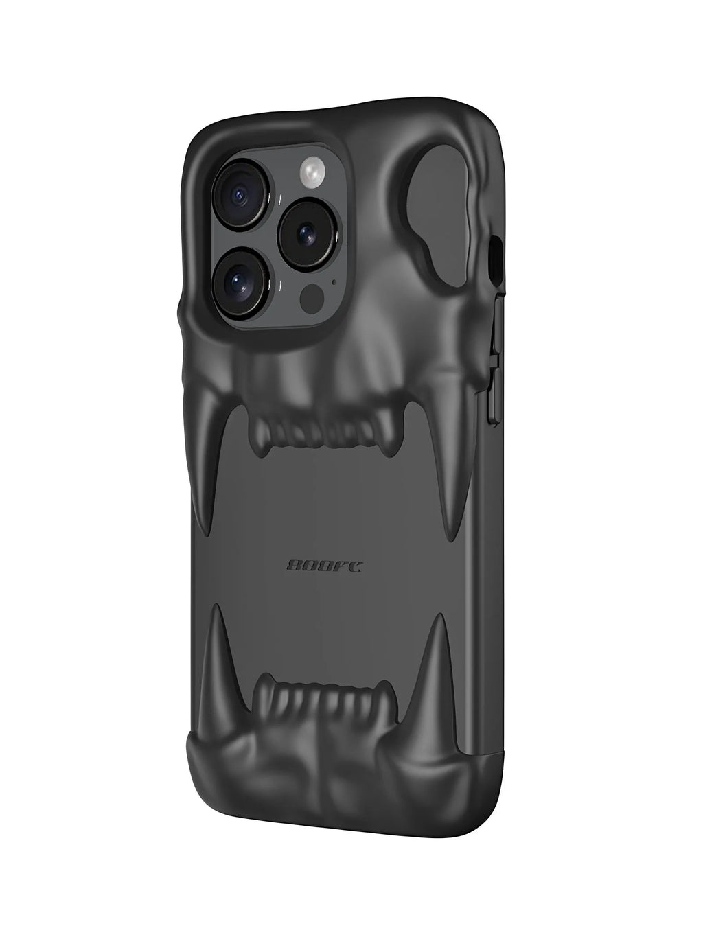 Anti drop silicone phone case for iPhone 14 Pro in carbon black with all-wrapped design