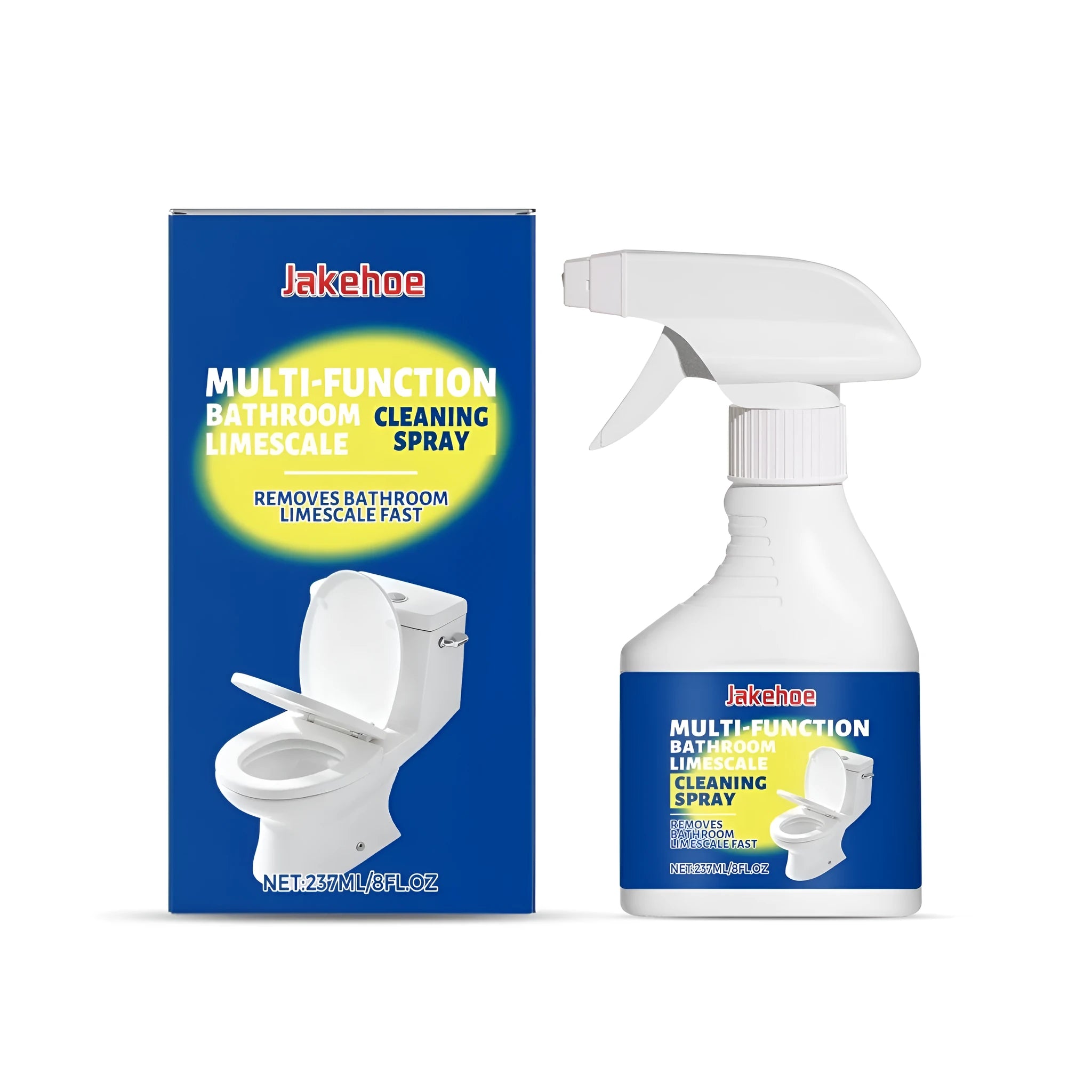 Multifunctional cleaning spray 237ml bottle with antibacterial formula for kitchen and bathroom surfaces
