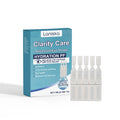Moisturising eye drops bottle with mint leaf extract and sodium hyaluronate formula for dry eye relief
