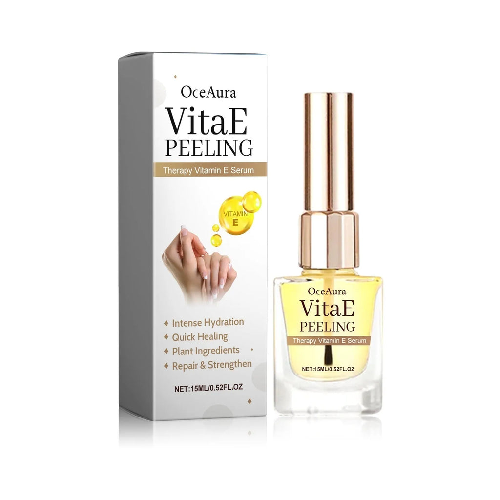 Nail anti-bite bitter nail water 15ml set with treatment solution and two nail files on a white background