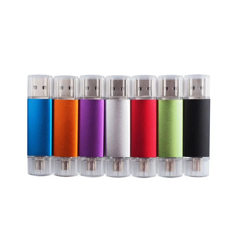 Caike aluminium alloy USB 2.0 flash drive in silver colour, compact portable design