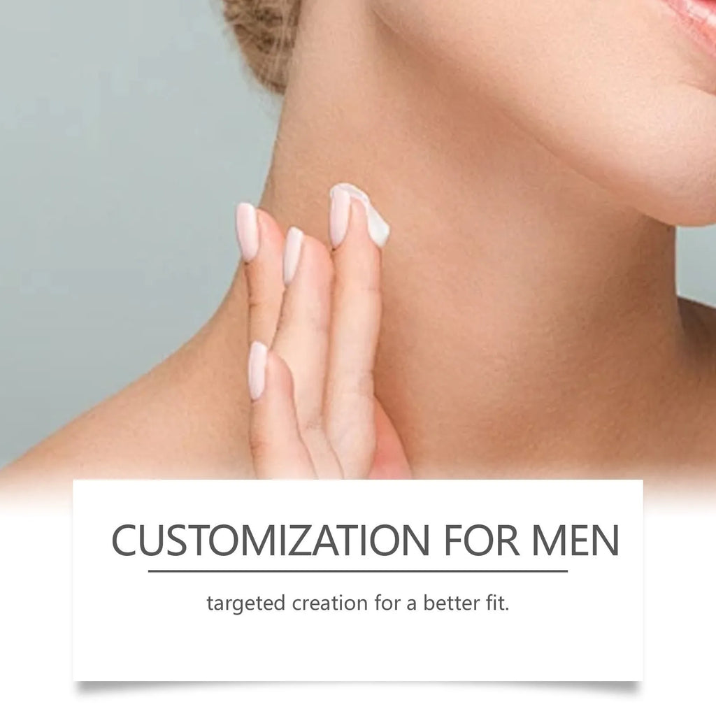 50g tube of men's neck cream with collagen and retinol formula
