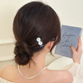 Women's starfish shell side bang clip barrettes in natural style, mixed material, multiple colour options including long and short.