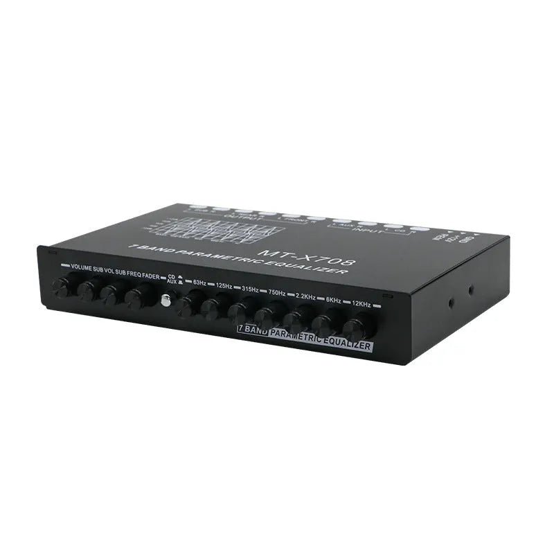 Car equalizer 7-segment tuning division 185x120x30mm 12V EQ-819 upgrade for Volkswagen