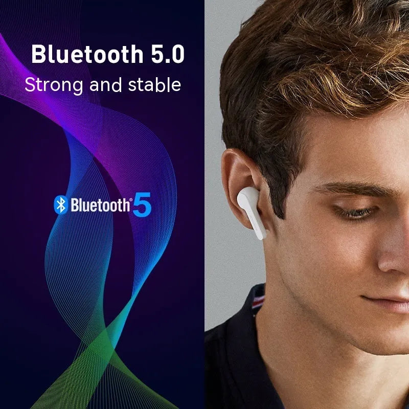 Creative wireless Bluetooth headset speaker in egg blue with ear hook design and charging compartment