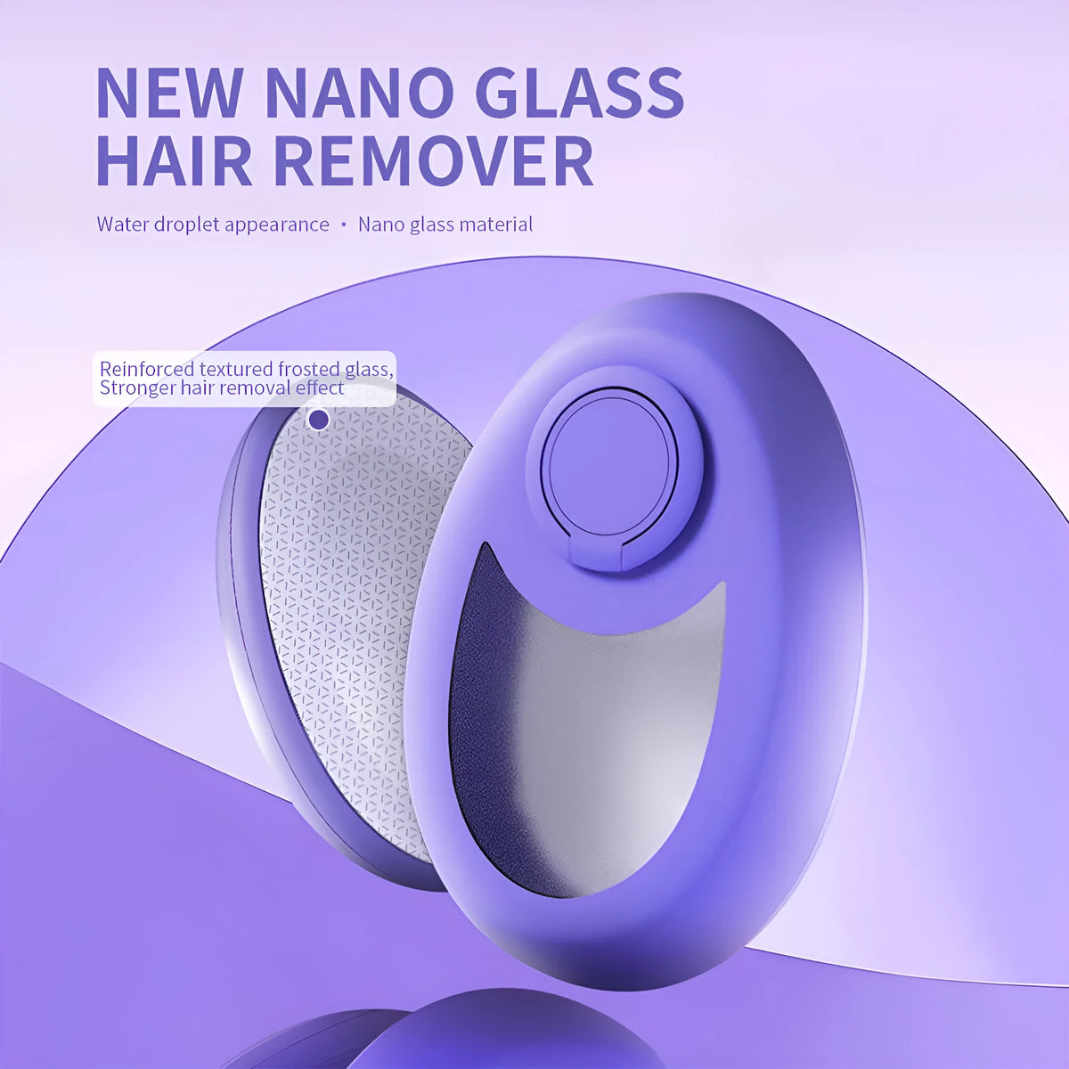 Crystal Magic Epilator manual hair removal tool in black, black purple, green, and purple with cloth pattern and frosted styles.