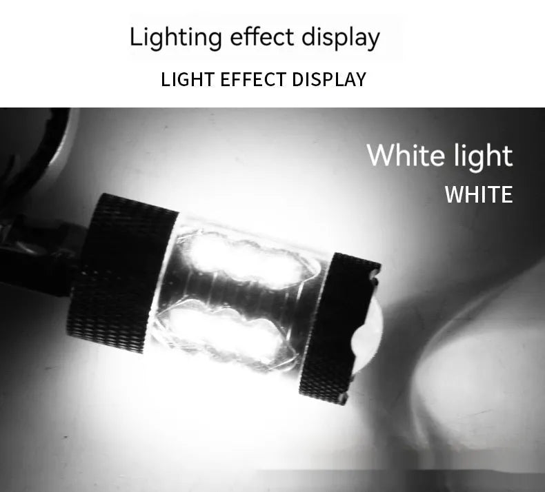 Car high power front fog-proof light with 6000K white beam, aluminium housing, 47x70mm