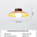 Japanese retro wood colour chandelier 30cm for restaurant bar bedroom
