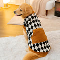 Black dog fluffy jacket vest cotton-padded lambswool pet clothing autumn winter multiple sizes