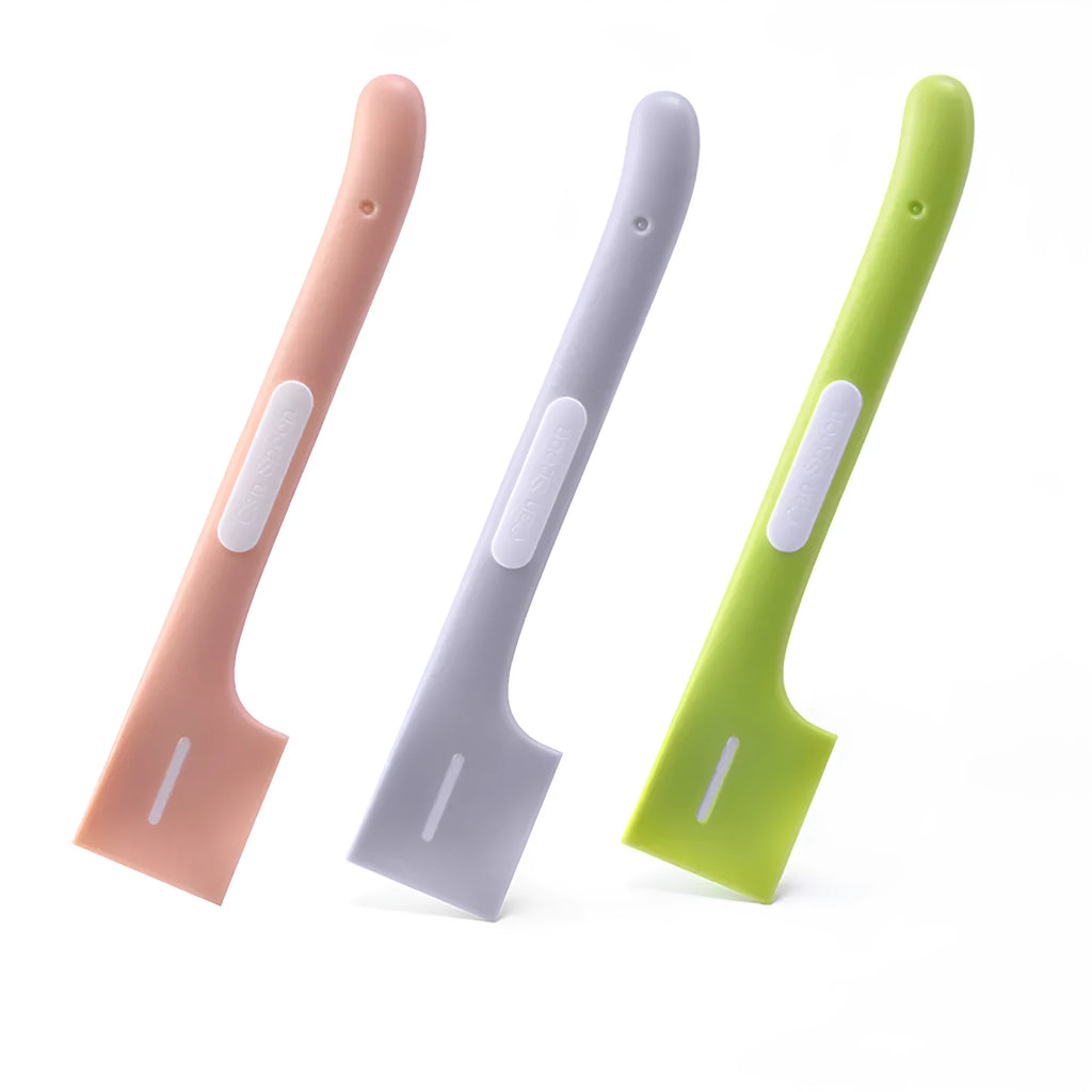 Long-handle pet feeding spoon for cat and dog wet food in TPR material