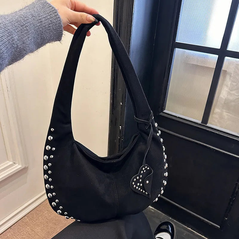 Soft plush retro style strapless tote handbag for women shown in multiple colours.