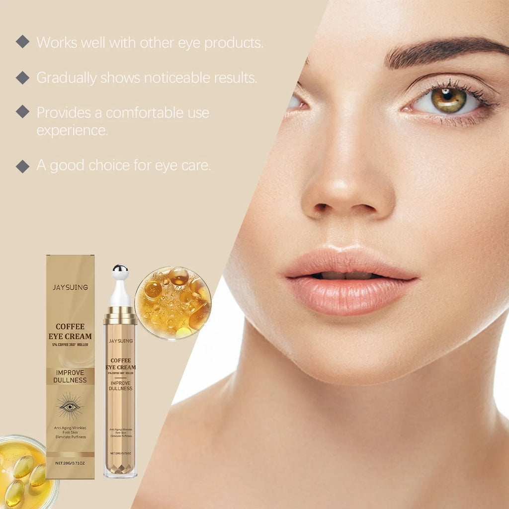 20g jar of Caffeine Firming Eye Cream with Coffee Extract for under-eye skin