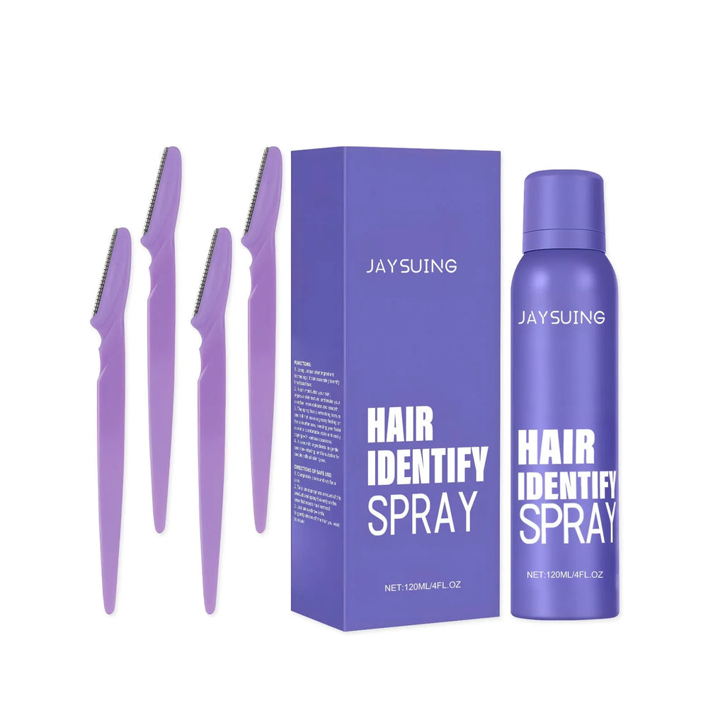 120ml portable hair removal spray bottle with botanical extracts for home depilatory care