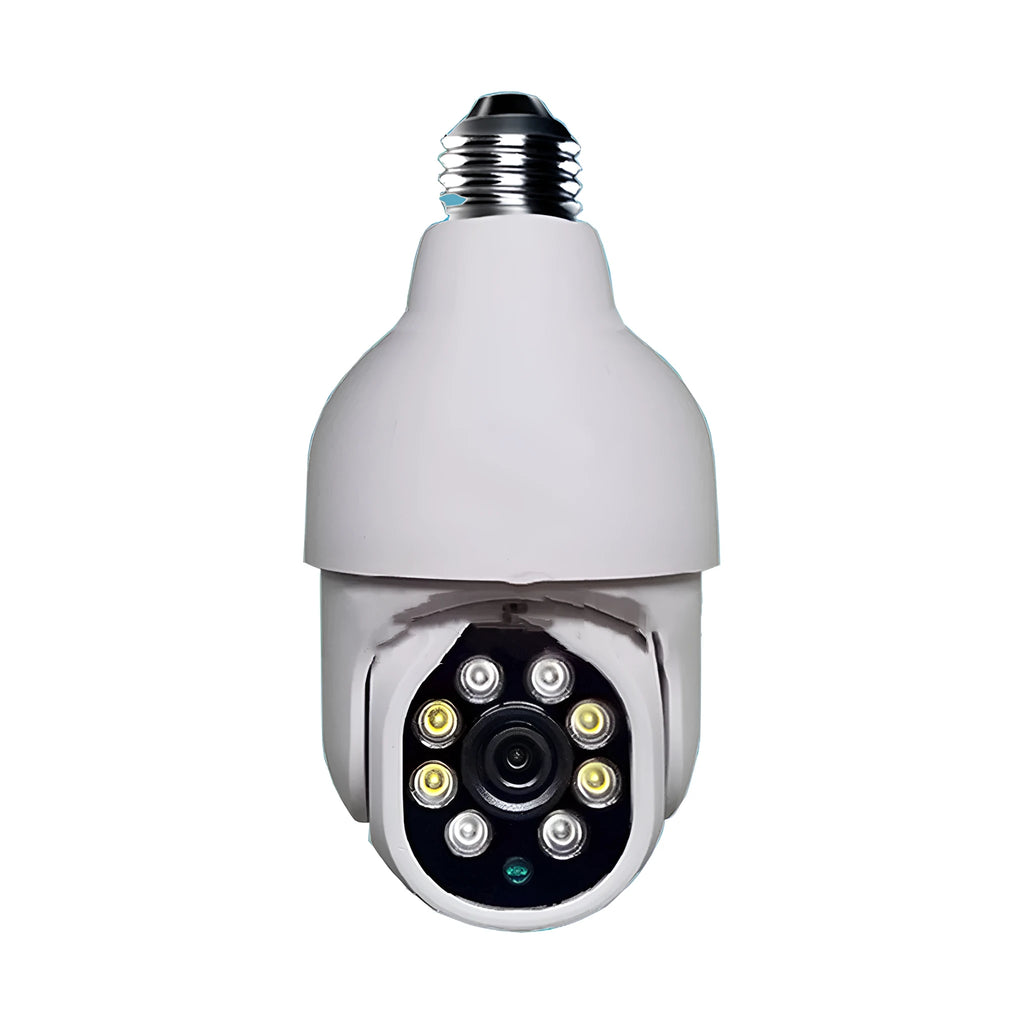 White 1080P wireless WIFI PTZ security camera with ABS housing for indoor surveillance