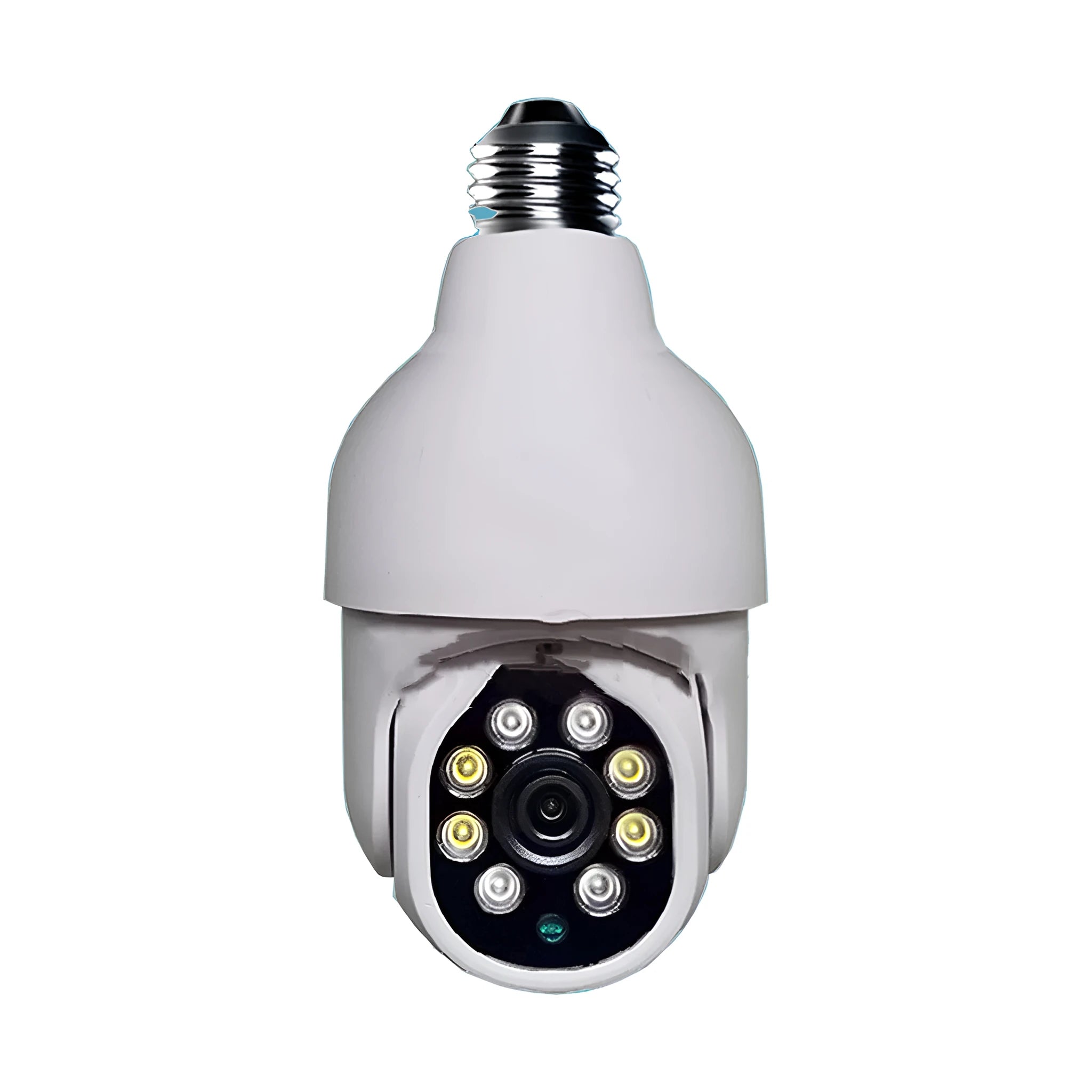 White 1080P wireless WIFI PTZ security camera with ABS housing for indoor surveillance