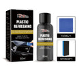 Nano Plastic Refresh Coating kit with bottle, sponge, and towel for plastic surface restoration.