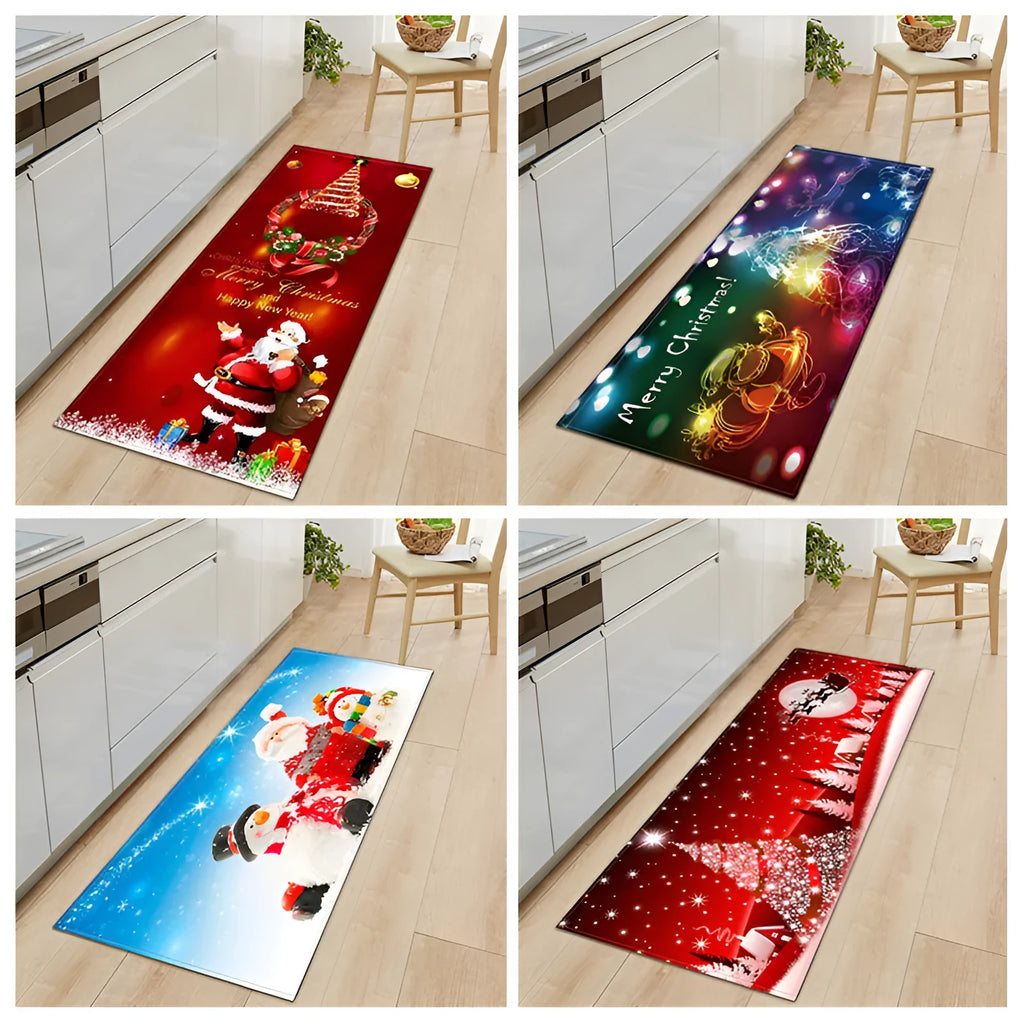 Multicolour polyester fibre machine-woven bathroom entrance mat with cartoon and anime pattern