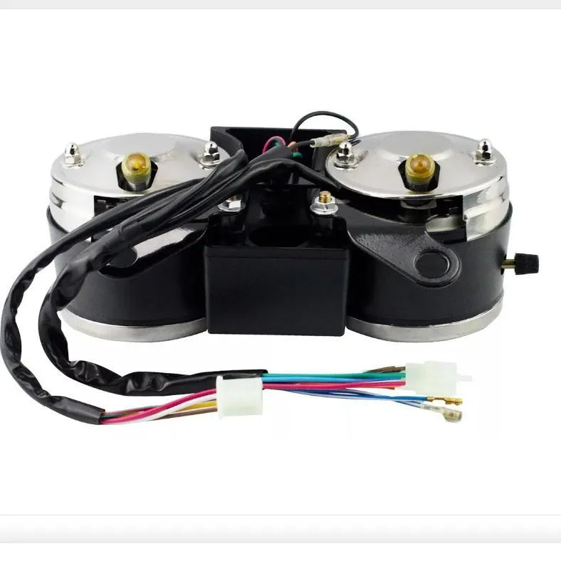Black alloy speedometer gauge for Italika Ft125 Dt125 motorcycle models