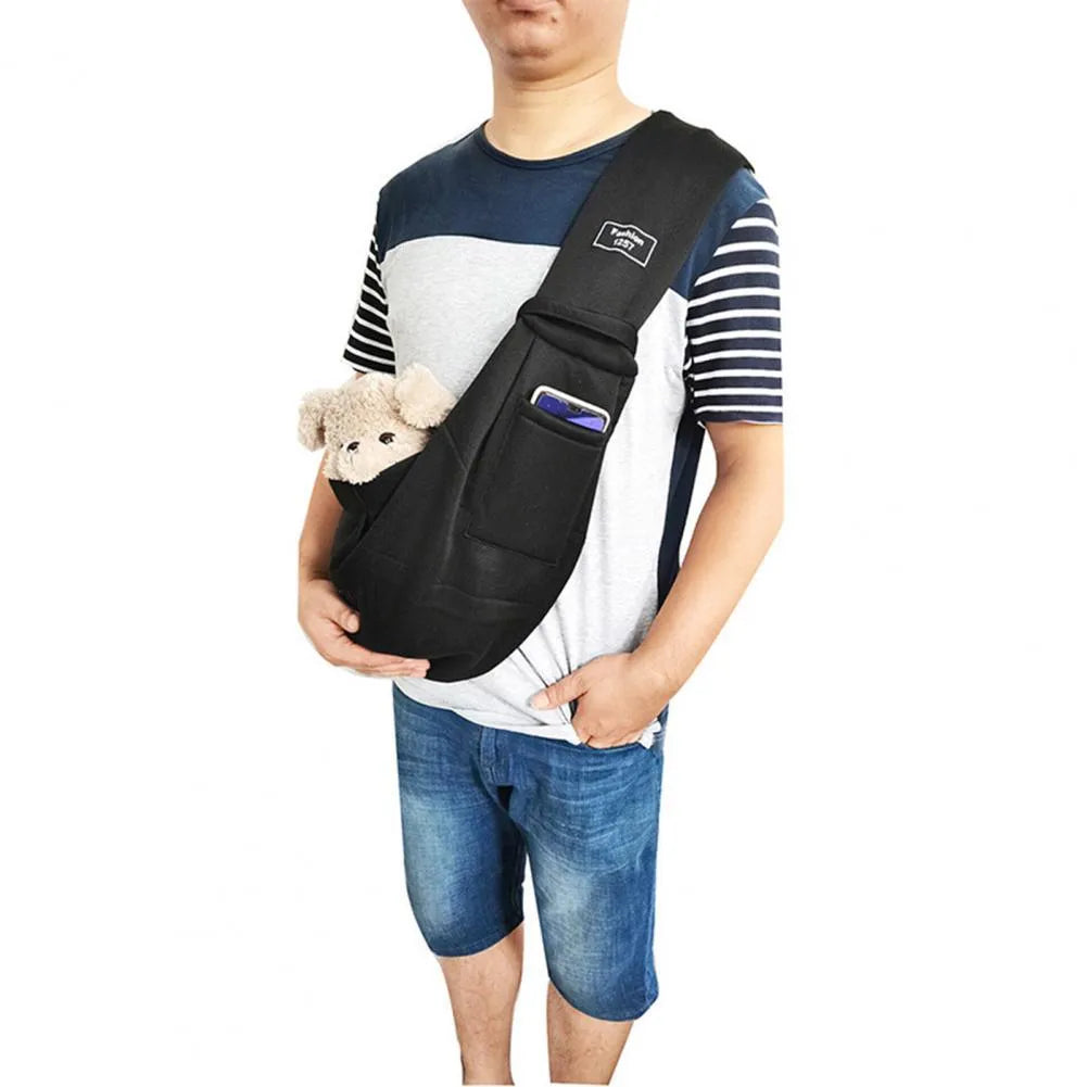 Foldable large capacity cat messenger bag in one of six colour options.