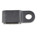 12V metal motorcycle handlebar turn signal with yellow light, shown in black or silver, single unit