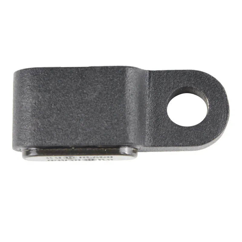 12V metal motorcycle handlebar turn signal with yellow light, shown in black or silver, single unit