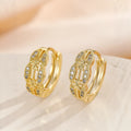 Hollow out drop dangle earrings for women with open cutout design, available in Style1 and Style2