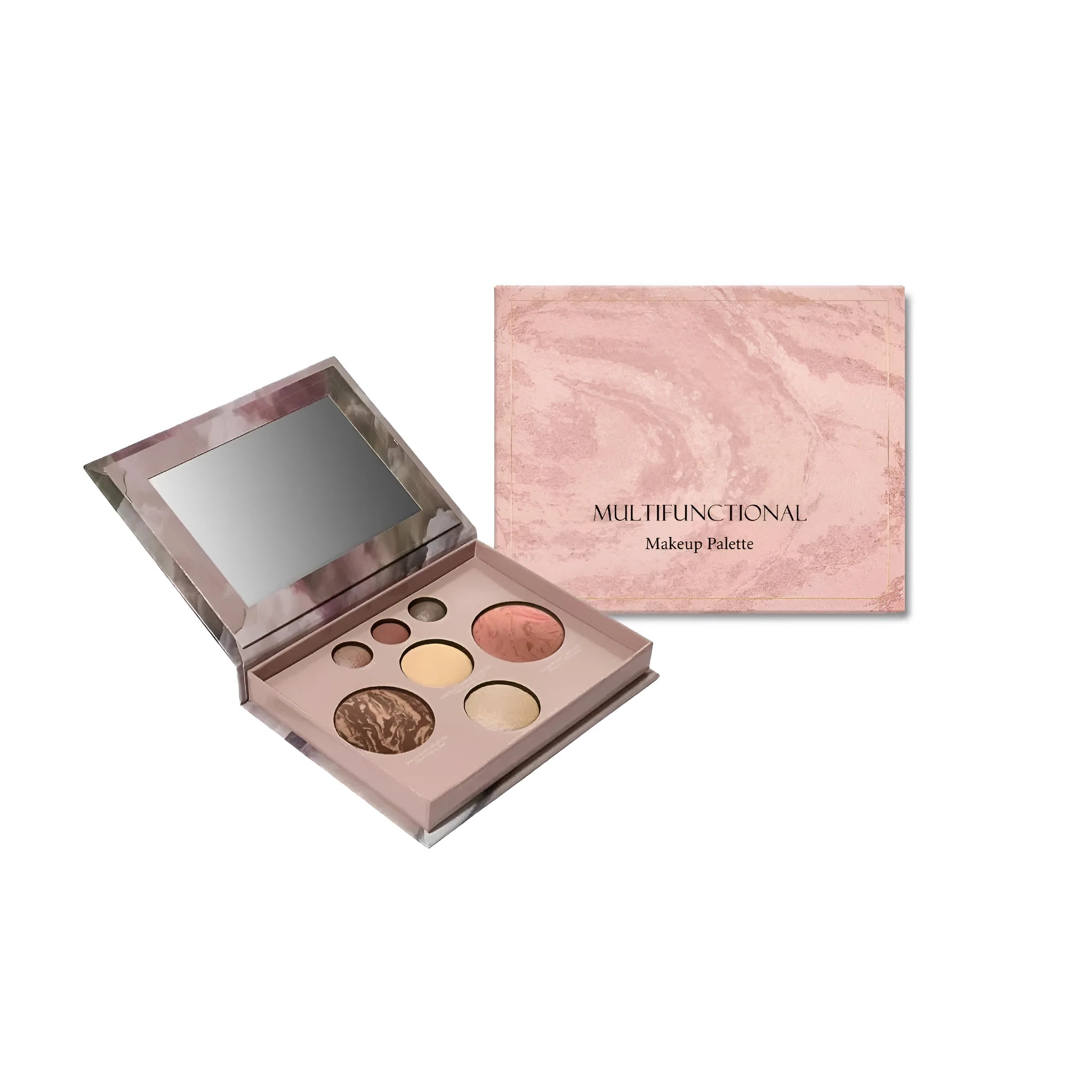 Multi functional makeup tray 3 piece set weighing 195g with cosmetic compartments.