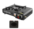 Portable Korean cassette stove dual-purpose black colour for 1-2 people outdoor gas stove