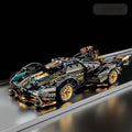Remote control building blocks sports car racing toy made of ABS plastic with flash lights in colour box packaging
