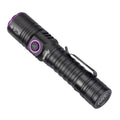 5W UV banknote verification flashlight with aluminium alloy body, available in 365NM or 395NM