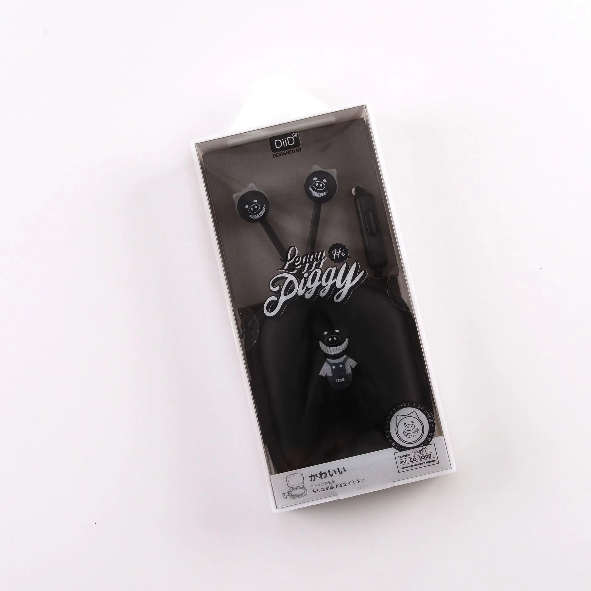 Wired in-ear headphones with 3.5mm plug and ABS cable in multiple colours