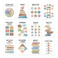 Set of 12 mental health posters on coated paper with bright film finish, 255x355mm each, with glue dots
