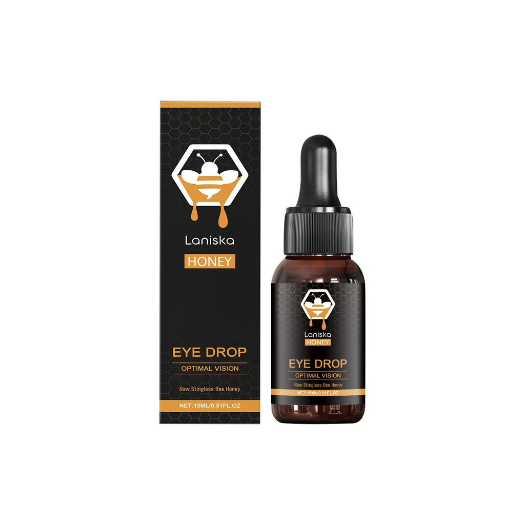 15ml bottle of Deep Fluid Honey Eye Drops for relieving dry, fatigued eyes.