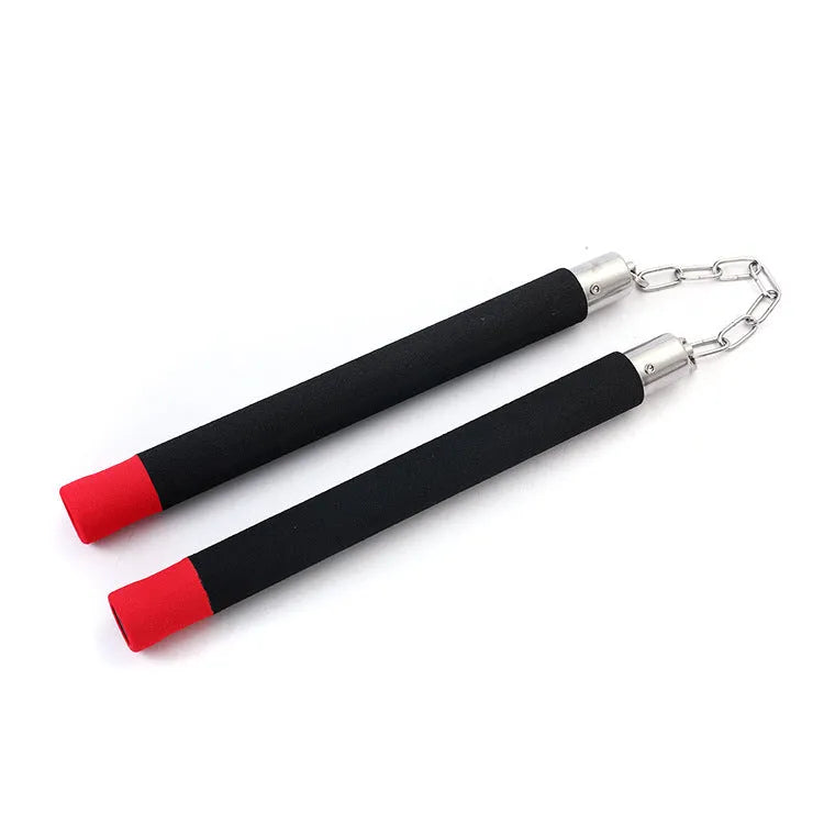 Set of soft EVA sponge nunchaku for children beginners practice in multiple colours