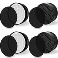 Levoit LV-H132 air purifier replacement filter kit with screen and cotton, dimensions 19x19x6.3cm