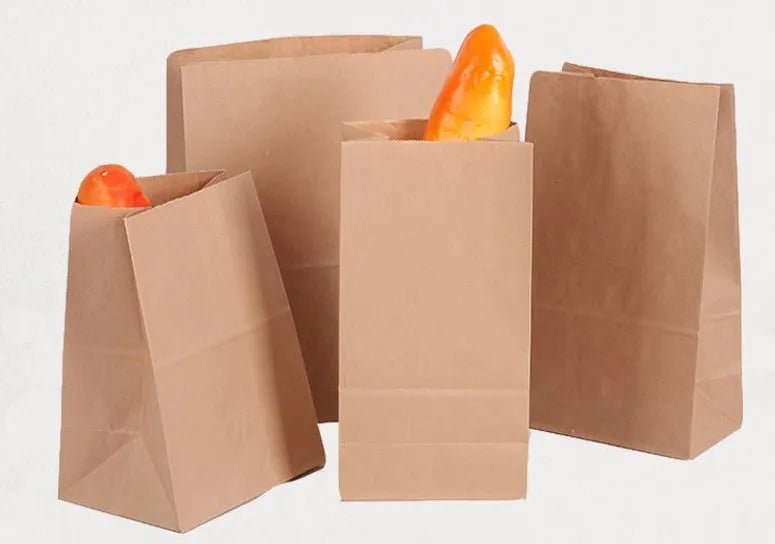 Yellow kraft paper aluminium foil thickened snack packaging bag with customisable capacity sizes