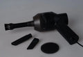Black desktop mini vacuum cleaner for keyboard and computer dust removal