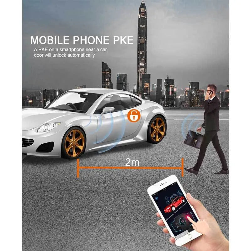GSM mobile phone controlled car door lock with app remote central locking and tail box