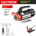24V DC pumping oil pump with stainless steel pump body for oil-water dual-use fluid transfer