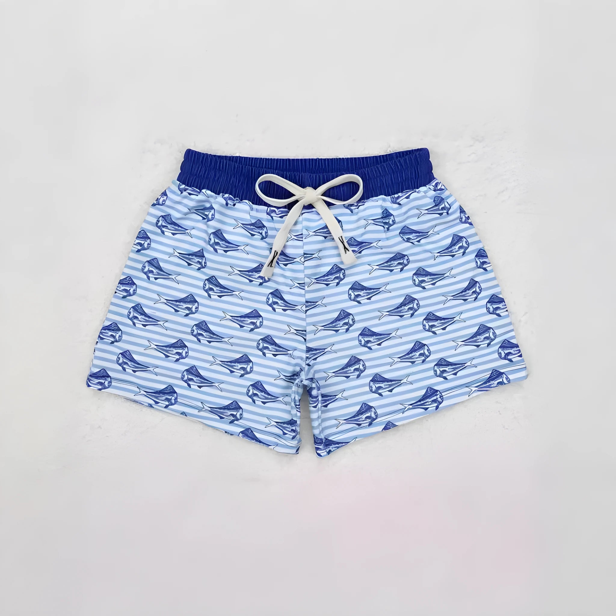 Boys' straight-leg sports casual shorts in polyester fabric, shown in multiple colours.