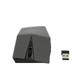 Wireless invisible optical mouse for laptops in black, gold, silver grey, or light gold, shown with USB receiver