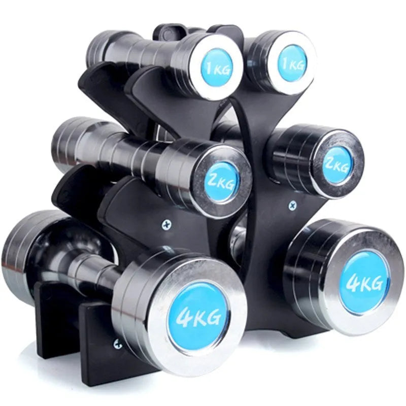 PVC dumbbell rack support bracket with removable design for gym equipment organisation