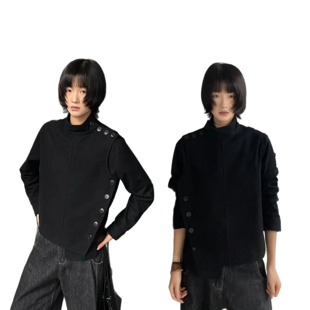 Men's solid colour casual jacket in black or apricot, cotton blend polyester, regular sleeve and regular length, sizes L to 4XL