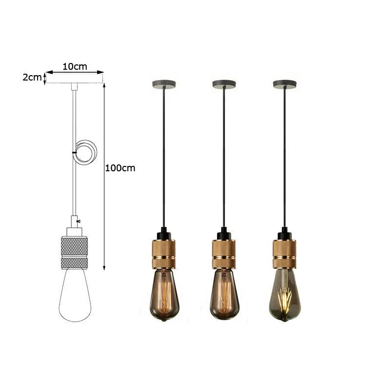 DIY retro ceiling light chandelier assembly kit components in chrome, gold, rose gold, and shiny black finishes