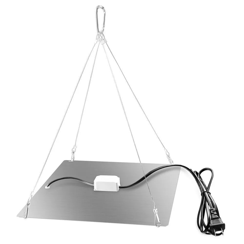 D-section aluminium LED plant growing light with hanging hook for indoor fruit and vegetable cultivation.