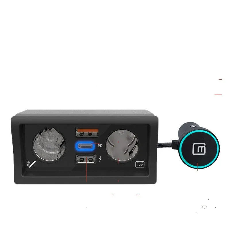 Volkswagen Lavida Skoda Pola Weiling car charger with QC3.0 fast charge and ABS plastic housing