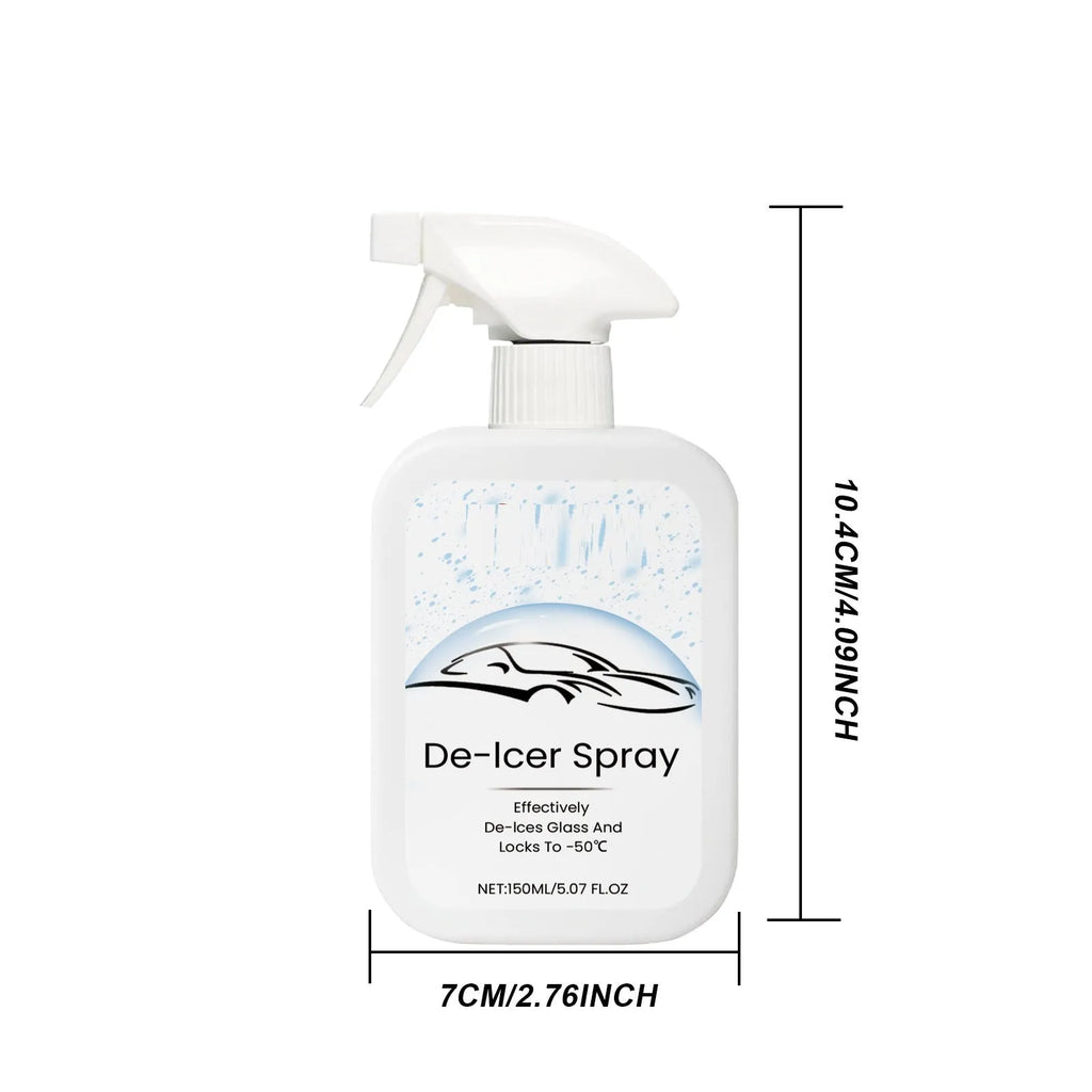 150ml car windshield anti-icing spray bottle for winter snow removal and frost prevention