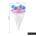 Universal washing machine hair filter screen in blue colour made from PP TPR polyester material