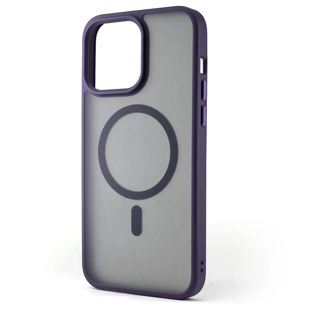 Mute key skin feeling phone case for Apple iPhone in cherry powder colour with magnetic suction and matte finish