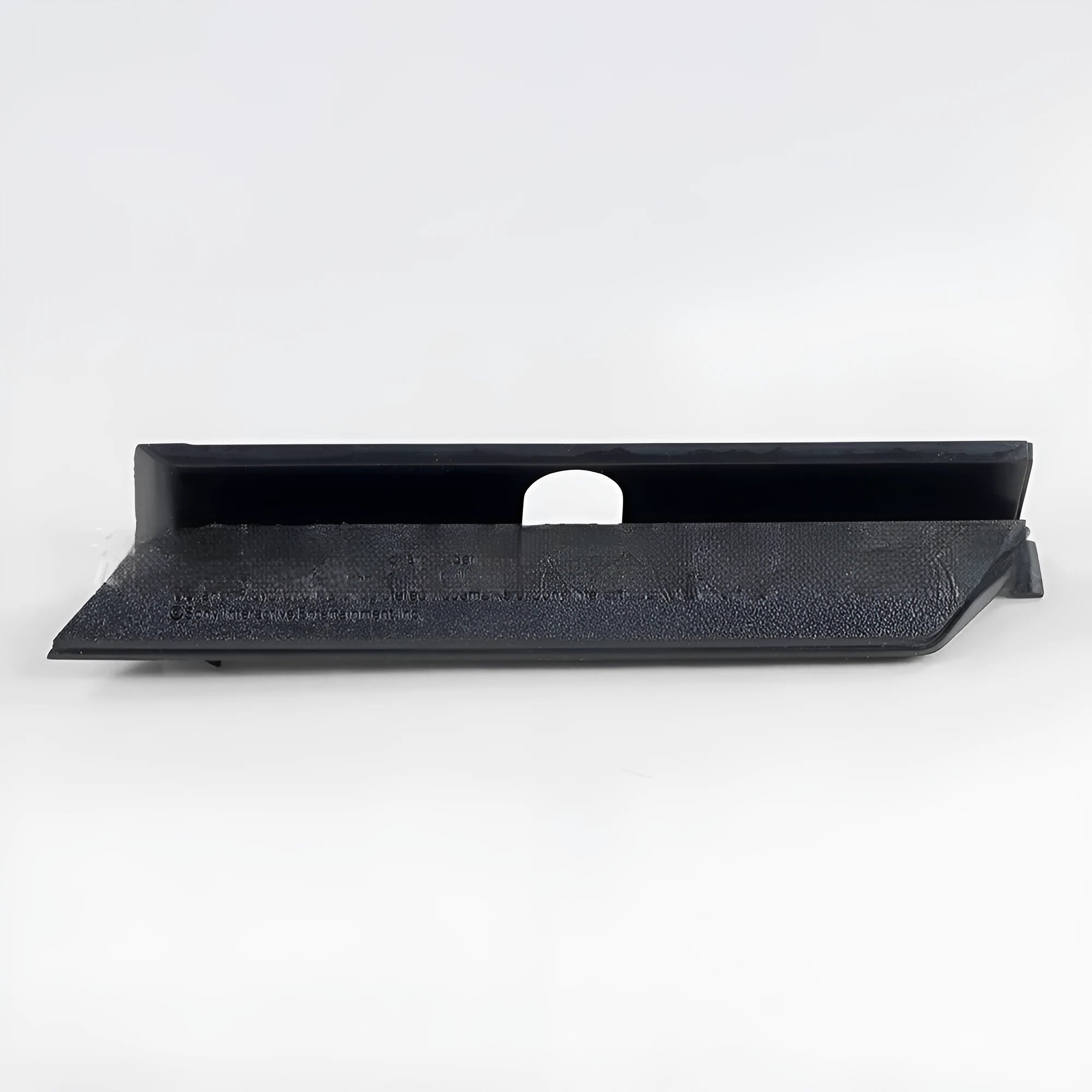Black plastic hard drive baffle bin bracket for mounting a 2.5 or 3.5 inch drive